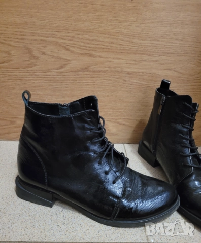 Дамски боти естествена кожа, снимка 2 - Дамски боти - 52561233