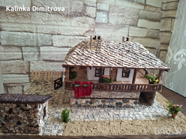 Макети на къщи-ръчна изработка.