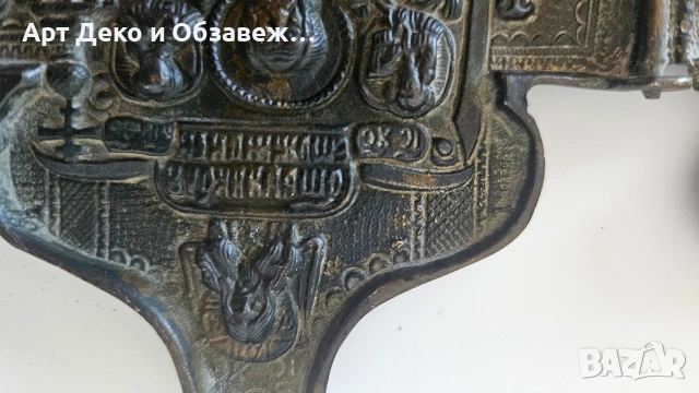 Икона Трептих 19 век, снимка 5 - Икони - 53751481