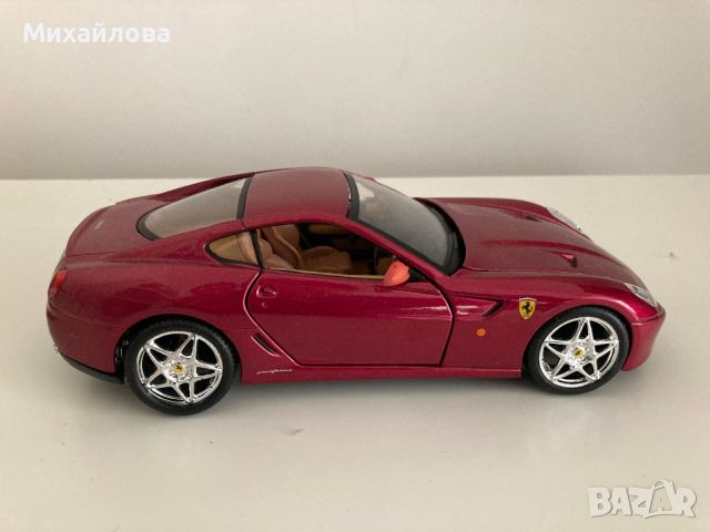 Колекционерска кола Ferrari 599 GTB Fiorano, мащаб 1:24, снимка 6 - Колекции - 46633752