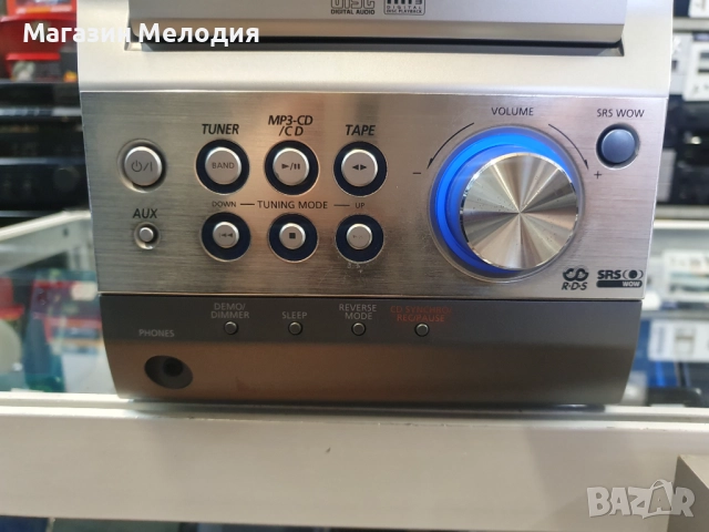 Аудиосистема Samsung MM-ZJ8 Silver има дистанционно. С ради, дуск, касета и aux. В отлично техническ, снимка 7 - Аудиосистеми - 37235070