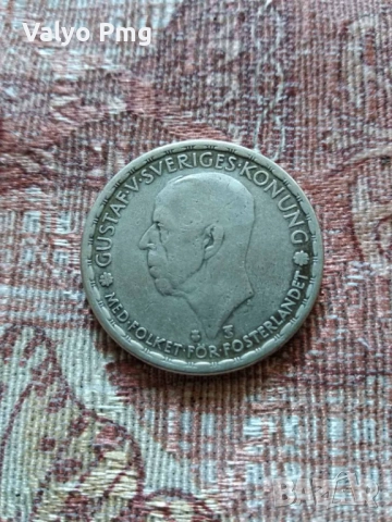 Сребърна монета, Швеция, снимка 2 - Нумизматика и бонистика - 50248313