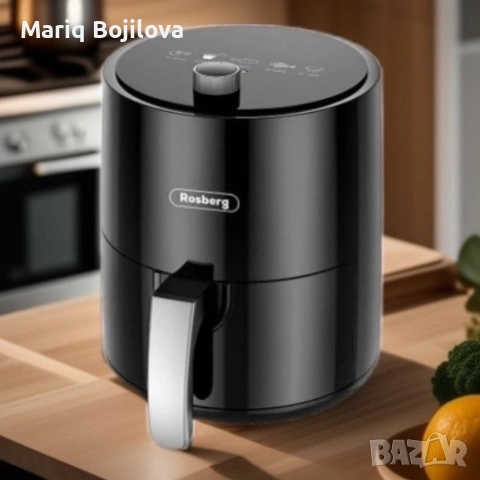 Фритюрник, 1200W, 2.5л. до 200°C, Черен, снимка 2 - Фритюрници - 53409686