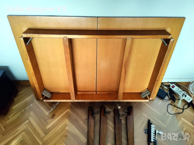 Разтегателна трапезна маса от масив, снимка 6 - Маси - 53119968