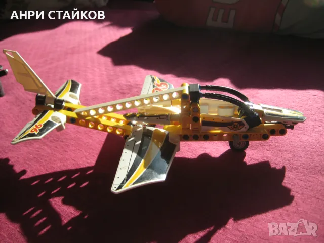 LEGO TECHNIC:реактивен самолет, снимка 5 - Конструктори - 48396627