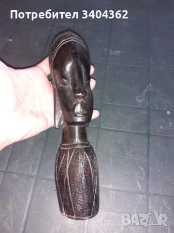Дърворезба абанос статуетка фигура дърво Африка, снимка 6 - Антикварни и старинни предмети - 50851457