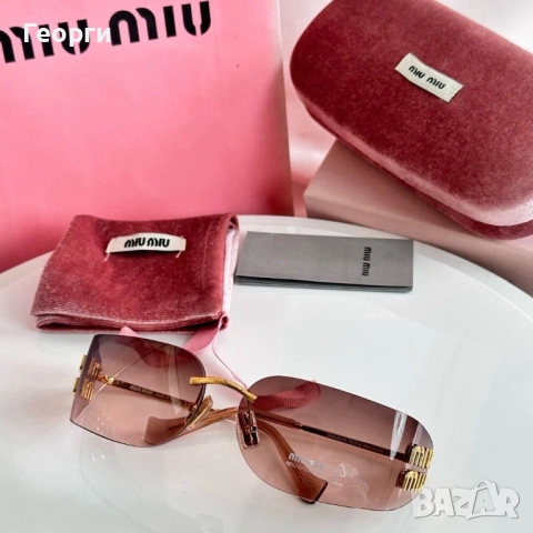 Дамски Слънчеви очила MİUMİU, снимка 8 - Слънчеви и диоптрични очила - 53768147