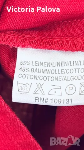 Красива плътна риза/туника  лен и памук, снимка 11 - Ризи - 42623290