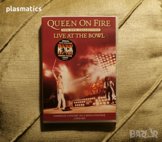 2DVDs - QUEEN - Live / Queen on Fire – Live , снимка 5 - CD дискове - 24152644