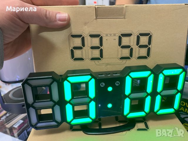 3D Часовник с Аларма / Настолен или Стенен, снимка 2 - Други - 45238177
