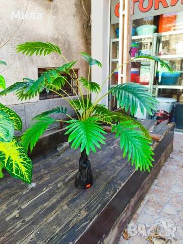 Изкуствени палми 90 см, снимка 4 - Декорация за дома - 53845913