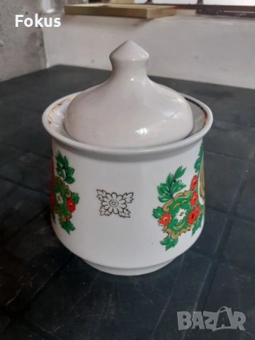 Захарница - руски порцелан, снимка 2 - Антикварни и старинни предмети - 53281056