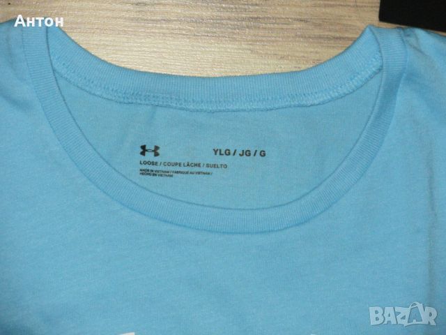 UNDER ARMOUR оригинална юношеска тениска за момиче 13/15г., снимка 4 - Детски тениски и потници - 45891945