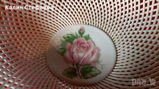 Разкошна руска фруктиера, ръчна изработка, порцелан, снимка 4 - Други - 53698767