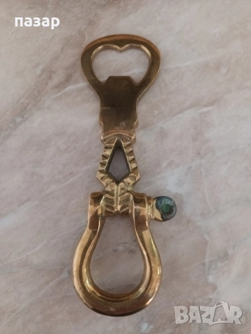 Бронзова морска отварачка за колекция, снимка 2 - Антикварни и старинни предмети - 52184195