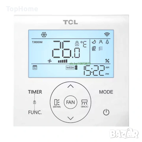 Термопомпа TCL 10kW за отопление, охлаждане и битова гореща вода, снимка 4 - Климатици - 53242326