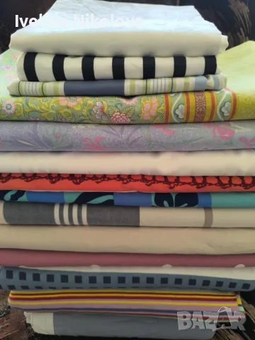 Нови пликове 100 % памук // долен чаршаф голям, снимка 2 - Спално бельо - 49246003