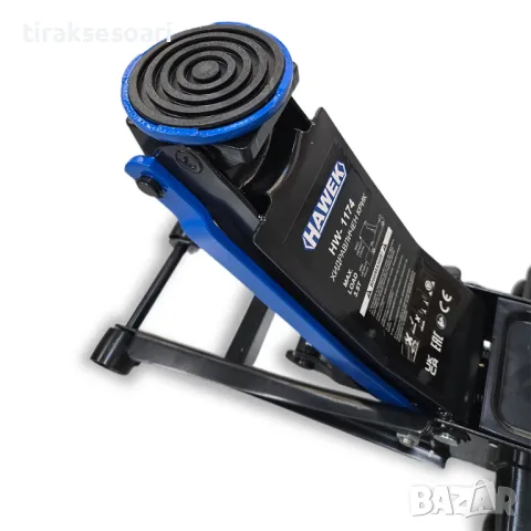 Нископрофилен крик крокодил  3,5 тона с педал  75 - 510 ММ HAWEK, снимка 5 - Други инструменти - 50127366