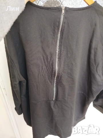 Нова блуза с цип 2-3 хл. , снимка 2 - Блузи с дълъг ръкав и пуловери - 52435019