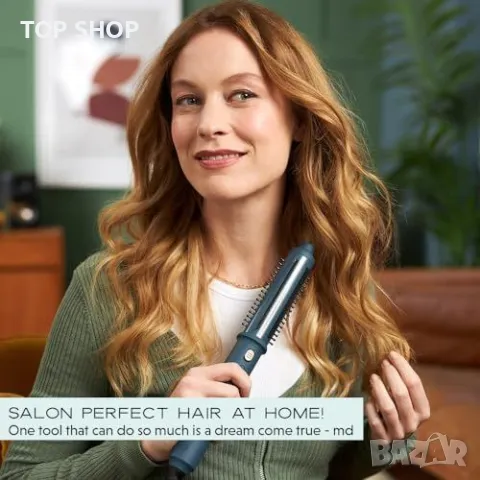 Нова Нагряваща четка за къдрици и вълни - 5 топлинни настройки mdlondon WAVE, снимка 4 - Маши за коса - 49923230