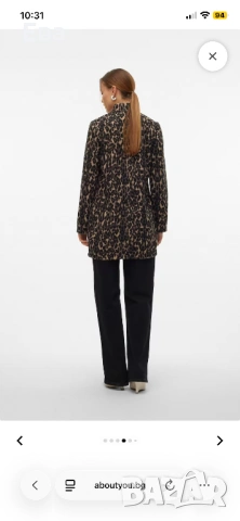 VERO MODA Преходно яке в Шоколад, Капучино, снимка 2 - Сака - 54075702