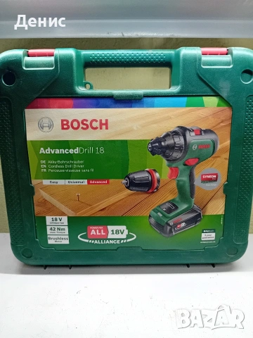Винтоверт Bosch Advansed drill 