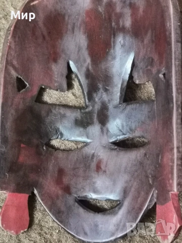 Африкански дървени маски, снимка 3 - Декорация за дома - 54149442
