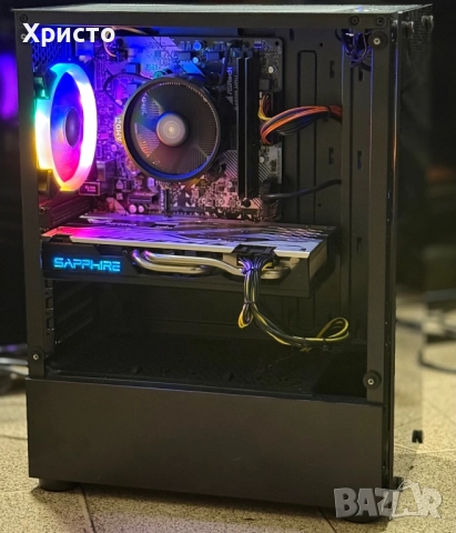 Геймърски PC Ryzen 7 5700 + RX 580 8GB | 16GB RAM | Windows 11 Pro  , снимка 2 - Геймърски - 52808839