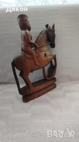Фигурка кон дърворезба , снимка 3 - Декорация за дома - 53936963