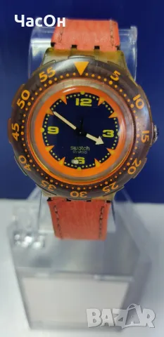 Интересен SWATCH дайвър, снимка 2 - Водоустойчиви - 48414406