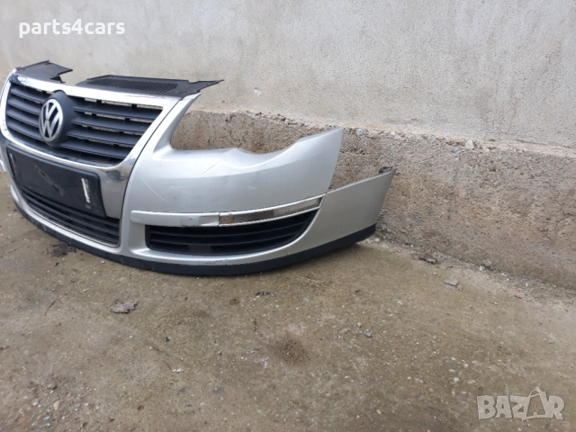 предна броня с маска решетки мигачи за фолксваген пасат 6 VOLKSWAGEN PASSAT 6, снимка 3 - Части - 53577807