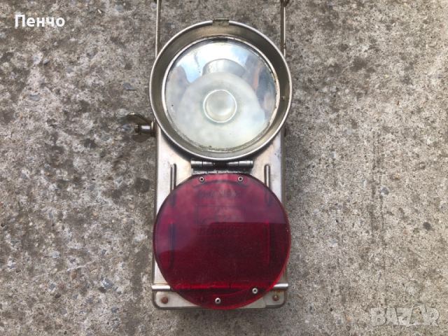 стара немска сигнална лампа /прожектор/ "DOMINIT"- WWII, снимка 2 - Антикварни и старинни предмети - 51548966