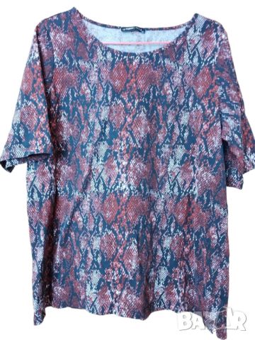 Дамска тениска със животинска щампа LC Waikiki, 100% памук, XXL