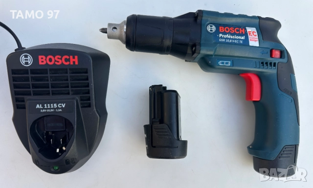 BOSCH GSR 10.8 V-EC TE - Безчетков винтоверт за гипсокартон , снимка 3 - Винтоверти - 52435128
