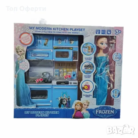 Детски кухненски комплект „Елза - Замръзналото кралство“ – My Modern Kitchen Playset, снимка 1 - Други - 49526657