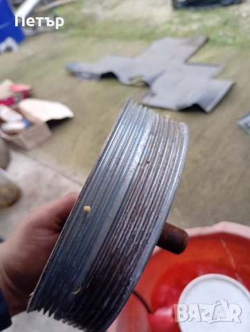 Демпферна шайба колянов вал Iveco ивеко 3.0дизел 504085756, снимка 2 - Части - 52355000