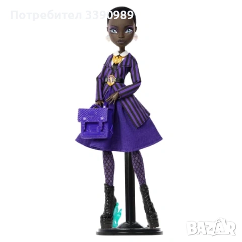 Колекционерска кукла Monster High x Wednesday Bianca Barclay, снимка 8 - Кукли - 53410310