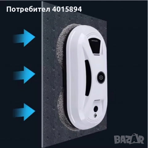 Интелигентен робот за почистване на прозорци с двойни въртящи се падове и вакуум 2800Pa, снимка 2 - Прахосмукачки - 52240902
