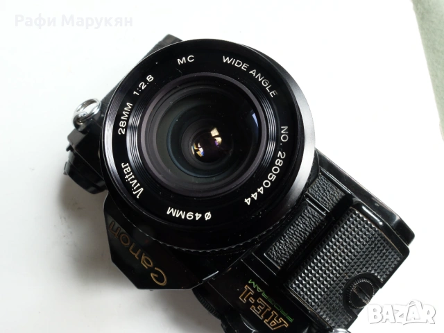 Легендата SLR "CANON AE-1 Program"-черен, тестван, отличен, снимка 5 - Фотоапарати - 54048163