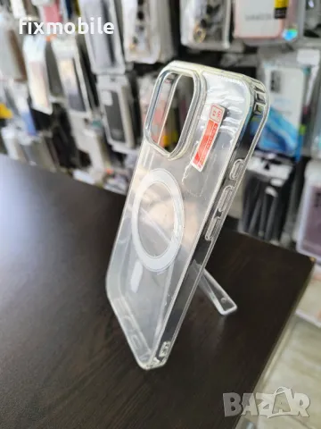 Apple iPhone 16 Pro Max Силиконов кейс Mag Cover, снимка 3 - Калъфи, кейсове - 49433669