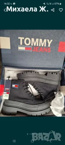 Нови дамски боти Tommy Jeans, снимка 10 - Дамски боти - 49793852