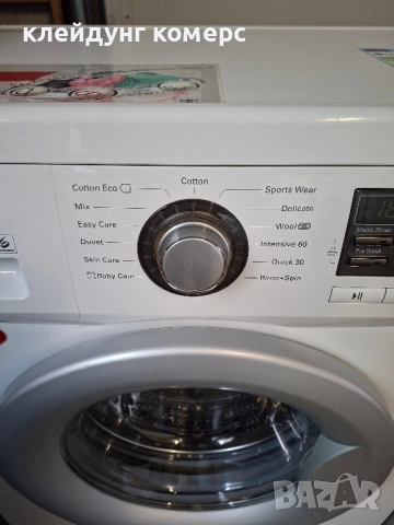 Пералня LG SLIM дъл.45см. 6кг.А+++, снимка 4 - Перални - 52503039