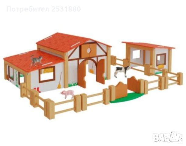 Дървена ферма ЛИДЪЛ -play farm,чисто нова,не отваряна, снимка 9 - Играчки за стая - 45555207