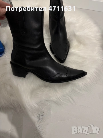 Боти със остър връх, снимка 2 - Дамски боти - 53133560
