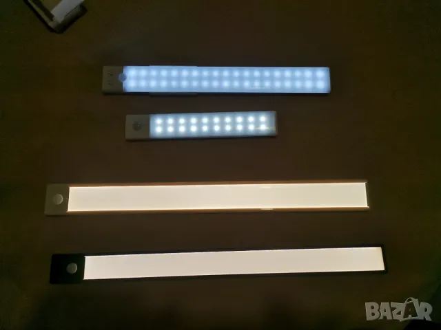 Led Лампа за шкаф, кухбя гардероб с батерияни сензор за движение, снимка 2 - Лед осветление - 47907947