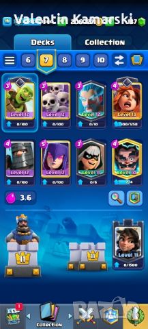 Clash Royale account много добър за много ниска цена, снимка 2 - Други игри и конзоли - 46636032