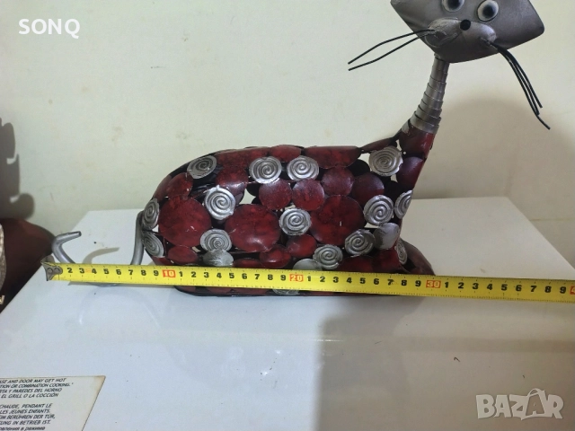 Страхотна Метална Пластика-Котка, снимка 8 - Колекции - 52510765