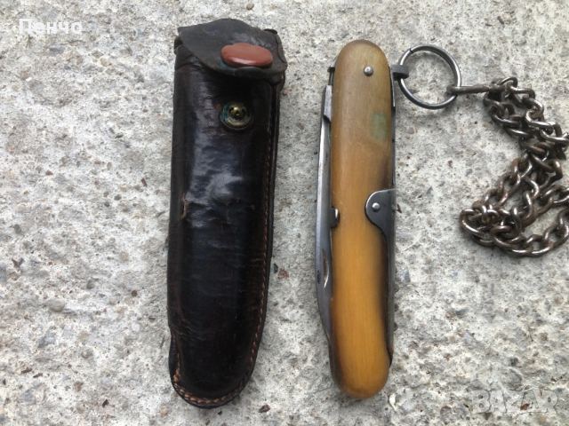 старинно ножче "ANTOINE A. GRENOBLE" - XVIII- XIX век - ОРИГИНАЛ - УНИКАТ, снимка 3 - Ножове - 50407571