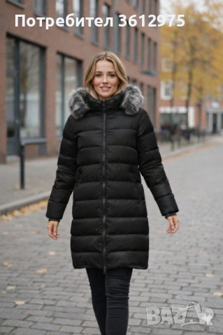 Дамско яке с пух