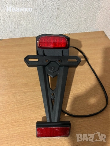 Стоп със стойка за номер за мотор , снимка 3 - Аксесоари и консумативи - 54270195